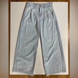 American Eagle light Blue Wide-Leg Pants size 0